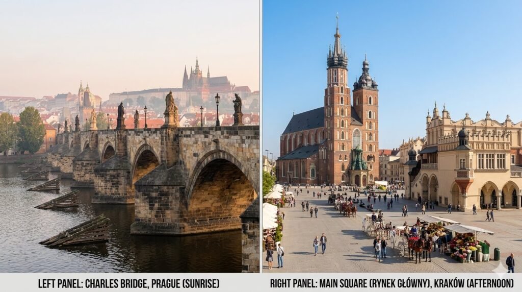 prague vs krakow