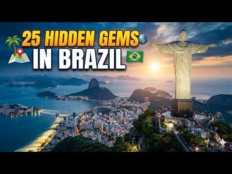 25 hidden gems in brazil you need to visit | things to do in brazil | worldly traveler